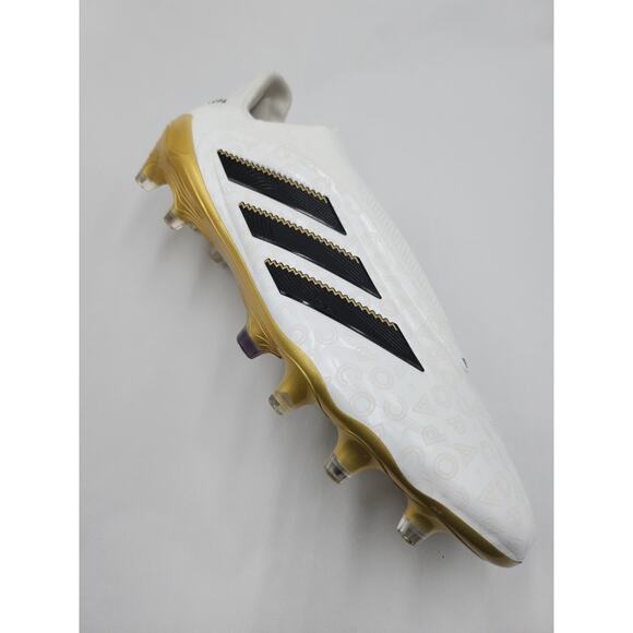 Mens 6 Womens 7.5 Adidas COPA PURE III ELITE LL FG JH6301 White metal/black/gold main image 6